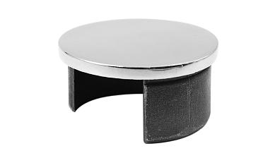 Заглушка с пазом на трубу Ø48.3 мм полированная (AISI 304) k235 купить в Екатеринбурге Заглушка с пазом на трубу Ø48.3 мм полированная (AISI 304) k235 купить в Екатеринбурге