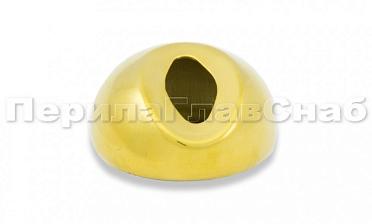Наконечник штамп, под 30°, Ø38.1 мм, для поручня Ø38.1, золото (AISI 304) k016-88 купить в Екатеринбурге