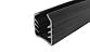Уплотнитель в поручень с пазом 24х24 для стекла 12 мм, EPDM Фk301