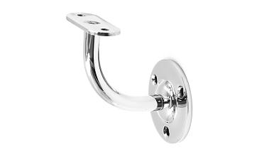 Пристенок с ложементом на плоскость, вынос 65х65, Ø60х3 мм, сварной, нержавеющая сталь AISI 304 полированная k234-5 купить в Екатеринбурге Пристенок с ложементом на плоскость, вынос 65х65, Ø60х3 мм, сварной, нержавеющая сталь AISI 304 полированная k234-5 купить в Екатеринбурге