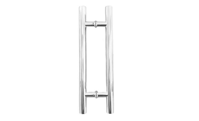 Ручка для стеклянной двери рейлинг двухсторонняя для стекла 8-12 мм, 32х1020х1500 мм, полировка t633-1500 PSS 