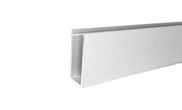 П-образный профиль 40 мм верхний, алюминиевый анодированный, длина 3000 мм т24 AL 