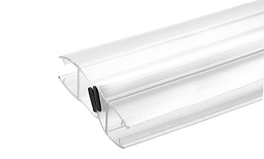 Комплект уплотнителей для стекла в душевую кабину (2 шт.), стекло-стекло 10 мм, с магнитом 135°, 2200 мм t228 купить в Екатеринбурге