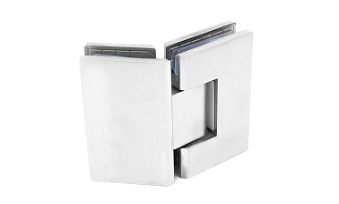 Петля для душевой кабины стекло-стекло 135° 90х55 мм AISI 304 шлифованная t302-2 SSS купить в Екатеринбурге Петля для душевой кабины стекло-стекло 135° 90х55 мм AISI 304 шлифованная t302-2 SSS купить в Екатеринбурге