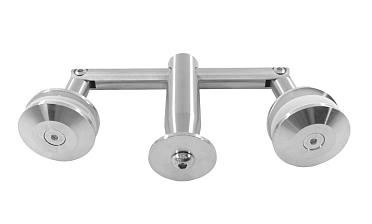 Крепление двойное с рутелями к тяге, AISI 304 k628 купить в Екатеринбурге