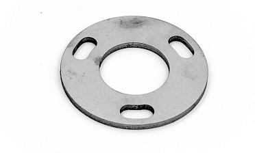 Фланец стойки 50/90х3 мм, 3 отв. М10х20, черный металл k116-50-9 купить в Екатеринбурге