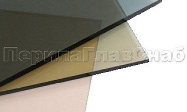 Стекло ромбы 8 мм, серое в массе, без вырезов С-8025 купить в Екатеринбурге