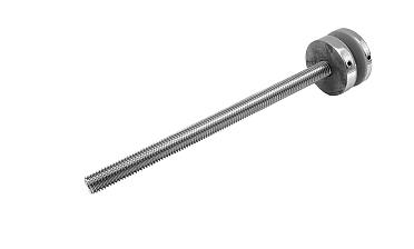 Точечный держатель для стекла, полированный, точеный, d=44 мм, шпилька M12 (AISI 304) k177 купить в Екатеринбурге