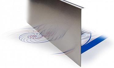 Накладка на профиль 601 (тыльная/лицевая), AISI 304 шлифованная k601-09 купить в Екатеринбурге