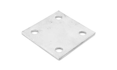 Фланец стойки 71х71х5 (4.3), AISI 304, 4 отв. М10 k115-4  купить в Екатеринбурге Фланец стойки 71х71х5 (4.3), AISI 304, 4 отв. М10 k115-4  купить в Екатеринбурге