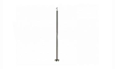 Готовая стойка Ø38,1 мм, с фланцем и наконечником, высота 950 мм, полированная (AISI 304) k702 купить в Екатеринбурге