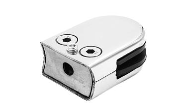 Стеклодержатель штампованный под стекло 8мм (4+4 мм), под стойку Ø38.1 мм 40х22х54, полированный (AISI 304) k538-2 купить в Екатеринбурге Стеклодержатель штампованный под стекло 8мм (4+4 мм), под стойку Ø38.1 мм 40х22х54, полированный (AISI 304) k538-2 купить в Екатеринбурге