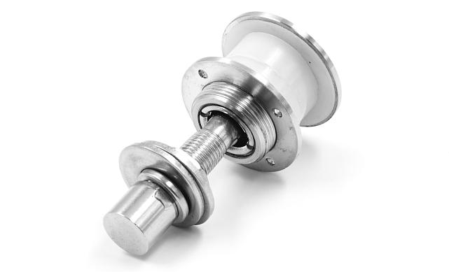 Рутель под стекло 10-26 мм, шпилька М14, регулируемый, разборный (AISI 304) k269-6