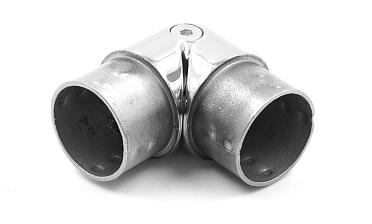 Поворот литой, шарнирный под Ø42.4 мм, полированный, AISI 304 k273 купить в Екатеринбурге