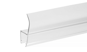 Уплотнитель для стекла в душевую кабину 8 мм, стекло-стекло 2200 мм t204 купить в Екатеринбурге