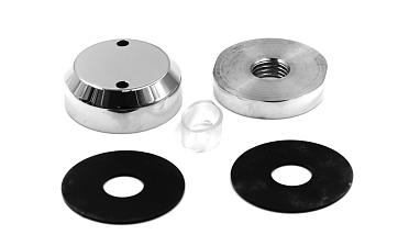 Комплект торцевого крепления несущего стекла, полированный, литой. AISI 304 k277-6  купить в Екатеринбурге