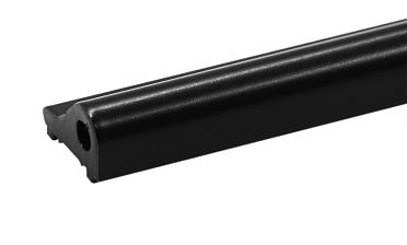 Порог для душевых перегородок 1000 мм, черный матовый Фt118 ALBL купить в Екатеринбурге