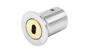 Держатель трубы 19 мм, полированный, латунь-хром, стена-труба t907 PC купить в Екатеринбурге