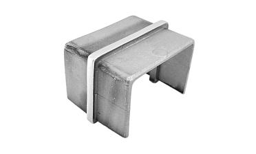 Соединитель для поручня с пазом 40х60 мм, шлифованный (AISI 304) Фk541-2 купить в Екатеринбурге Соединитель для поручня с пазом 40х60 мм, шлифованный (AISI 304) Фk541-2 купить в Екатеринбурге