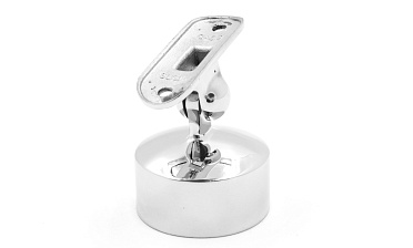 Наконечник шарнирный на стойку Ø50.8 мм, под поручень Ø50.8 мм, наружный, литой, полированный, нержавеющий (AISI 304) k326-4 купить в Екатеринбурге Наконечник шарнирный на стойку Ø50.8 мм, под поручень Ø50.8 мм, наружный, литой, полированный, нержавеющий (AISI 304) k326-4 купить в Екатеринбурге