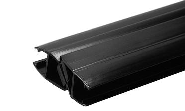 Комплект уплотнителей для стекла 8 мм, стекло-стекло 2200 мм, 90°/180°, с магнитом (2 шт.), черный (t210) t210-2 BL-U купить в Екатеринбурге