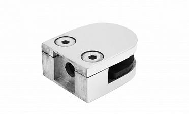 Стеклодержатель литой, под стекло 8-10 мм (4+4 мм), на плоскость 40х23х48 полированный (AISI 316) k002-4 купить в Екатеринбурге Стеклодержатель литой, под стекло 8-10 мм (4+4 мм), на плоскость 40х23х48 полированный (AISI 316) k002-4 купить в Екатеринбурге