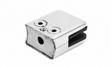 Стеклодержатель штампованный  под стекло 8 мм (4+4 мм), квадратный, под стойку Ø38.1 мм (40х24х48), полированный (AISI 304) k351 купить в Екатеринбурге Стеклодержатель штампованный  под стекло 8 мм (4+4 мм), квадратный, под стойку Ø38.1 мм (40х24х48), полированный (AISI 304) k351 купить в Екатеринбурге