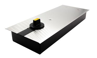 Доводчик для стеклянной двери до 100 кг EN4, напольный, 500 тыс, циклов, нержавеющая сталь AISI 304, шлифованная t184-3 SSS купить в Екатеринбурге