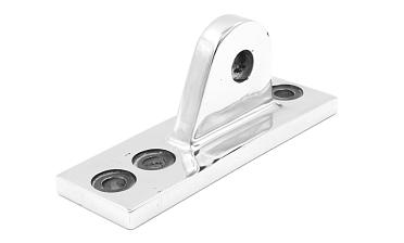 Крепление ванты(тяги) козырька к стойке алюминиевого фасада, AISI 304,литое,полированное, k610 купить в Екатеринбурге