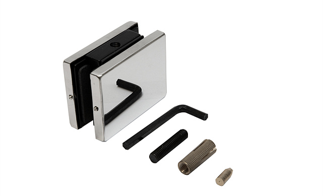 Коннектор стена-стекло с анкером, полированный, вырез 09 t191 PSS 2 Коннектор стена-стекло с анкером, полированный, вырез 09 t191 PSS 2