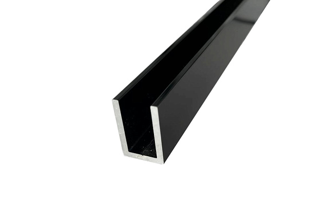 П-образный профиль 19x13, L=2500, под стекло 8 мм, алюминий анодированный в черный глянцевый t756-2500 AND BL 2 П-образный профиль 19x13, L=2500, под стекло 8 мм, алюминий анодированный в черный глянцевый t756-2500 AND BL 2