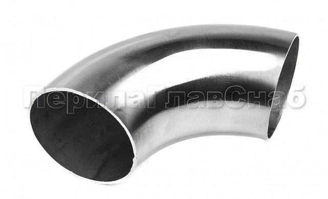 Отвод поручня под сварку для Ø50.8х1.5х145 AISI 201 #400 в упаковке по 100 шт. k021-15-100