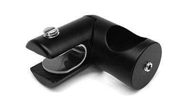 Держатель стекла сквозной боковой, для трубы 19 мм, черный, t912 Bl купить в Екатеринбурге