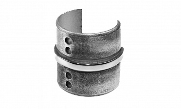 Соединитель с пазом на трубу Ø48.3 мм, полированный (AISI 304) k236 купить в Екатеринбурге