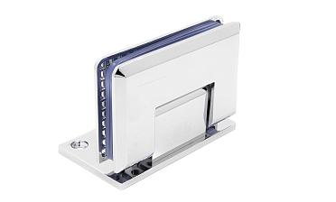 Петля для душевой кабины стена-стекло 90° 90х55 мм латунь-хром, полированная t305 PC купить в Екатеринбурге