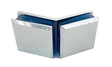 Коннектор для душевой кабины стекло-стекло 135°, 45х45, цинк , вырез 71 t736 PZn купить в Екатеринбурге Коннектор для душевой кабины стекло-стекло 135°, 45х45, цинк , вырез 71 t736 PZn купить в Екатеринбурге