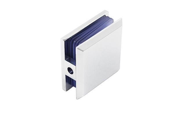 Коннектор для душевой кабины стена-стекло 45х45 мм латунь-хром, полированный t730 PC