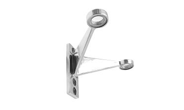 Крепление рутеля к стене, двойное, фланец с тремя отверстиями, AISI 304 k612-2 купить в Екатеринбурге