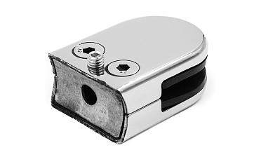 Стеклодержатель штампованный под стекло 10 мм (5+5 мм), под стойку Ø38.1 мм (39х24х55), полированный (AISI 304) k538-10 купить в Екатеринбурге Стеклодержатель штампованный под стекло 10 мм (5+5 мм), под стойку Ø38.1 мм (39х24х55), полированный (AISI 304) k538-10 купить в Екатеринбурге