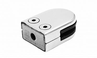 Стеклодержатель штампованный, под стекло 8 мм (4+4 мм), на плоскость 40х22х53 полированный (AISI 304) k039 купить в Екатеринбурге Стеклодержатель штампованный, под стекло 8 мм (4+4 мм), на плоскость 40х22х53 полированный (AISI 304) k039 купить в Екатеринбурге