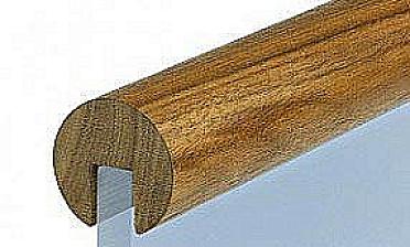 Поручень деревянный из Ясеня Ø50мм С ПАЗОМ, премиум Ф-1630 купить в Екатеринбурге