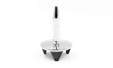 Наконечник палец (солдатик) на стойку Ø50.8х1.5 мм, без ложемента, удлиненный 70 мм, облегченный, литой, полированный, нержавеющий AISI 304 k557 купить в Екатеринбурге