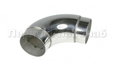 Отвод поручня с двумя установочными кольцами Ø50.8х125 AISI 304 k052-8 купить в Екатеринбурге