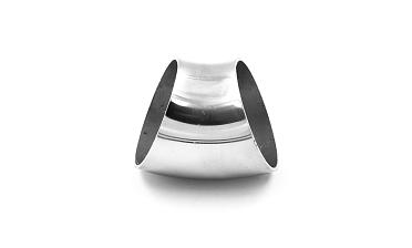 Половинка отвода поручня под сварку для Ø50.8х125/2х1.5, 45°, полированный 400 Grit (AISI 304) k021-45 купить в Екатеринбурге