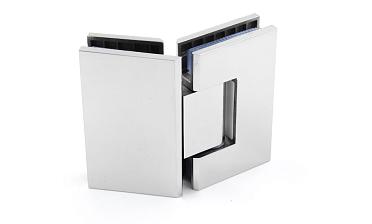 Петля для душевой кабины стекло-стекло 135° 90х55 мм AISI 304 полированная t302-2 PSS купить в Екатеринбурге