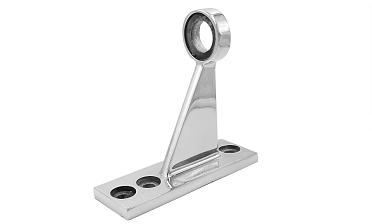 Крепление козырька к стойке алюминиевого фасада, AISI 304, литое , полированное, k611 купить в Екатеринбурге