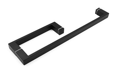 Ручка полотенцесушитель 25*10*200*450, черная t625 Bl купить в Екатеринбурге