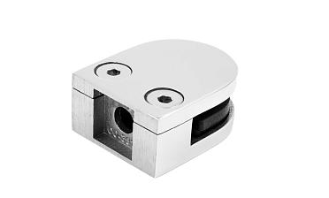 Стеклодержатель литой с вставками под стекло 8-10 мм, 4+4 мм, на плоскость 40х22х50, полированный (AISI 304) k002-10 купить в Екатеринбурге Стеклодержатель литой с вставками под стекло 8-10 мм, 4+4 мм, на плоскость 40х22х50, полированный (AISI 304) k002-10 купить в Екатеринбурге