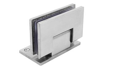 Петля для душевой кабины стена-стекло 90° 90х55 мм шлифованная t305-2 SSS купить в Екатеринбурге