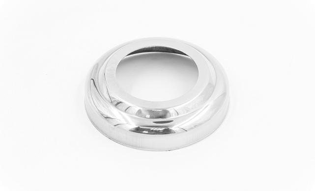 Низ стойки Ø50.8 мм, S=0,4 мм, внешний 100х12 мм, полированный, AISI 201 k007-10